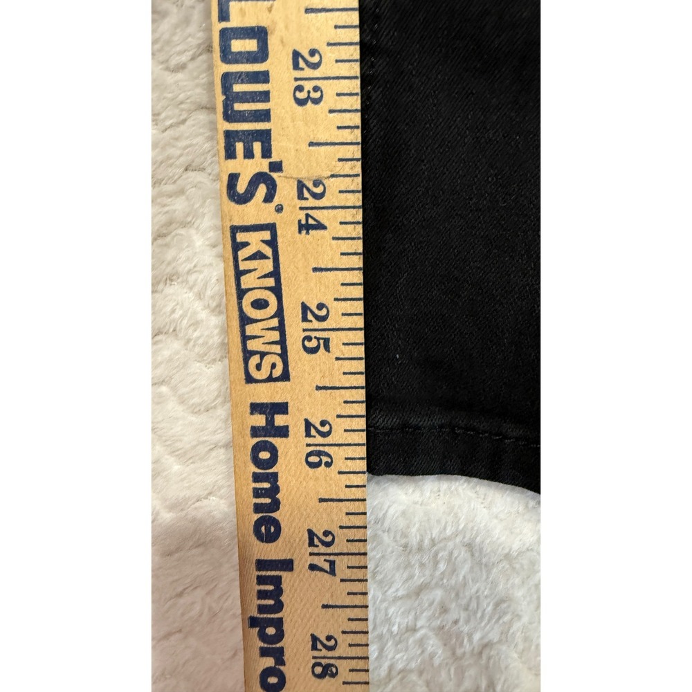 AllSaints Mast Skinny Jeans Jet Black W27 Mid Rise Stretch Denim WE039F - Picture 6 of 9